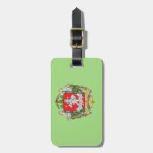 Wapenmunt van Vilnius, Bagagelabel Litouwen (Voorkant verticaal)
