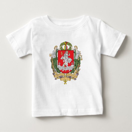 Wapenmunt van Vilnius, Litouwen Baby T-Shirt (Voorkant)
