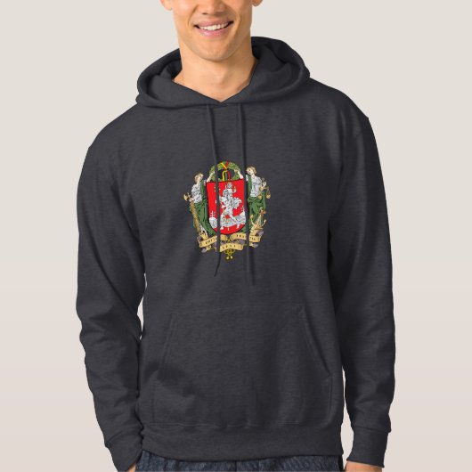 Wapenmunt van Vilnius, Litouwen Hoodie (Voorkant)