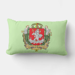 Wapenmunt van Vilnius, Litouwen Lumbar Pillow Kussen