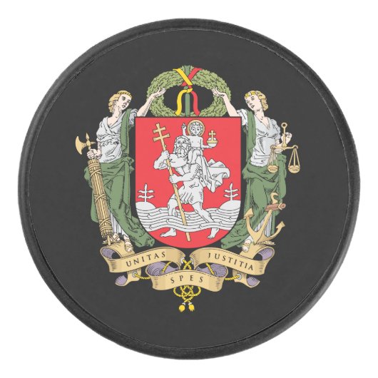 Wapenmunt van Vilnius, Litouwse Hockey Puck (Voorkant)