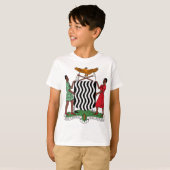 Wapenmunt van Zambia T-shirt (Voorkant volledig)