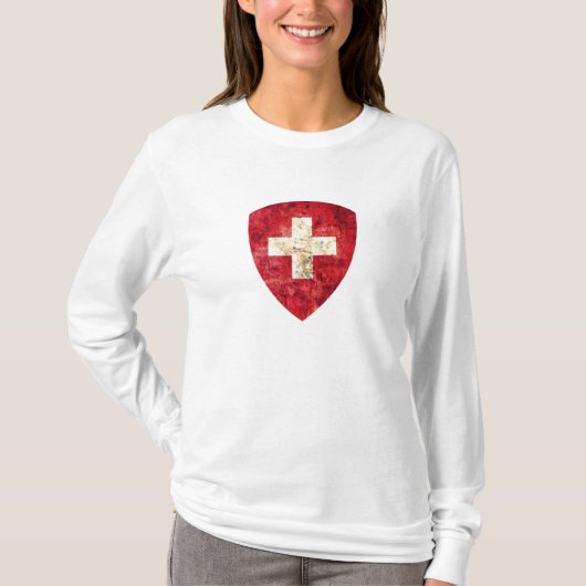 Wapenmunt van Zwitserland T-shirt (Voorkant)