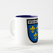 Wapenmunt (Wappen) 0010 Tweekleurige Koffiemok (Voorkant links)