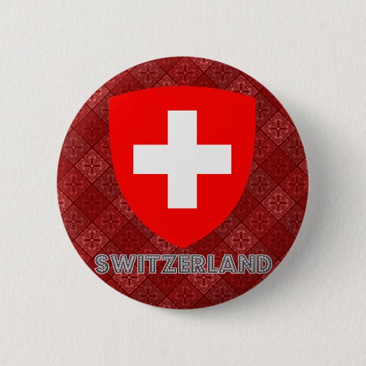 Wapenmunt Zwitserland Ronde Button 5,7 Cm (Voorkant)