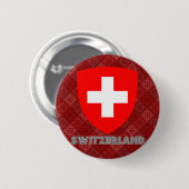 Wapenmunt Zwitserland Ronde Button 5,7 Cm (Voorkant /achterkant)