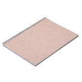 Wapenpapier met lederen textuur notitieboek (Linkerzijde)