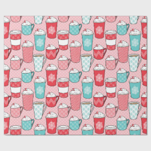 Wapenpapier van de wintertijd van de affee Late Cadeaupapier