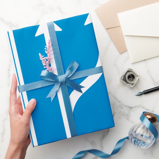 Wapenpapier voor gebarsten pijlen cadeaupapier