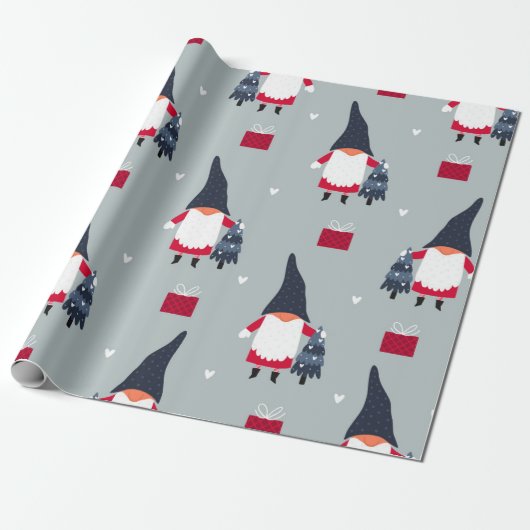 Wapenpapier voor kerstcadeautjes cadeaupapier (Uitgerold)
