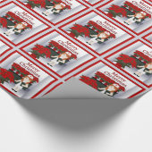 Wapenpapier voor kerstcadeautjes, voor luiers en v cadeaupapier (Hoek)