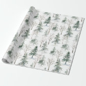 Wapenpapier voor kerstfeestdagen in de pine cadeaupapier (Uitgerold)