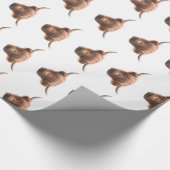 Wapenpapier voor Koe op de hoge bodem Cadeaupapier (Hoek)