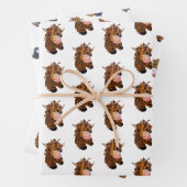 Wapenpapier voor Koe op de hoge bodem Inpakpapier Vel (In situ)