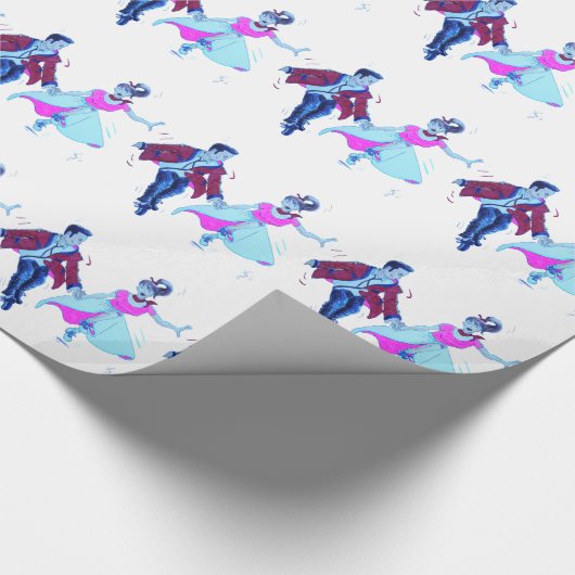 Wapenpapier voor ongebluste kerstmis cadeaupapier (Hoek)