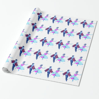 Wapenpapier voor ongebluste kerstmis cadeaupapier