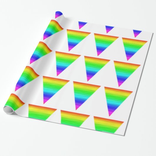 Wapenpapier voor regenboogstralen cadeaupapier (Uitgerold)