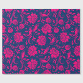 Wapenpapier voor warme roze en blauwe vlaswrakken cadeaupapier (Vlak)