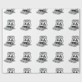 Wapenpapier voor warme wand cadeaupapier (Vlak)