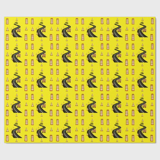 Wapenpapier voor wegenbouw cadeaupapier (Vlak)