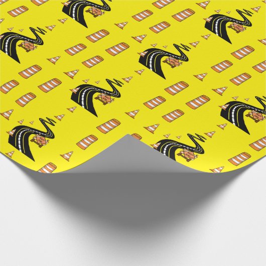 Wapenpapier voor wegenbouw cadeaupapier (Hoek)