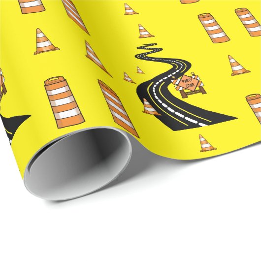 Wapenpapier voor wegenbouw cadeaupapier (Rol Hoek)