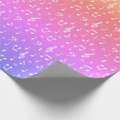 Wapenpapier voor witte en pastelregenboog cadeaupapier (Hoek)