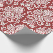 Wapenpapier voor witte en rode Floral Cadeaupapier (Hoek)