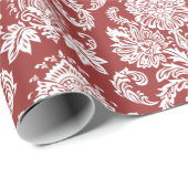 Wapenpapier voor witte en rode Floral Cadeaupapier (Rol Hoek)