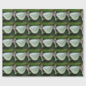 Wapenpapier witte vlinder cadeaupapier (Vlak)