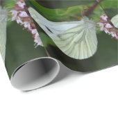 Wapenpapier witte vlinder cadeaupapier (Rol Hoek)