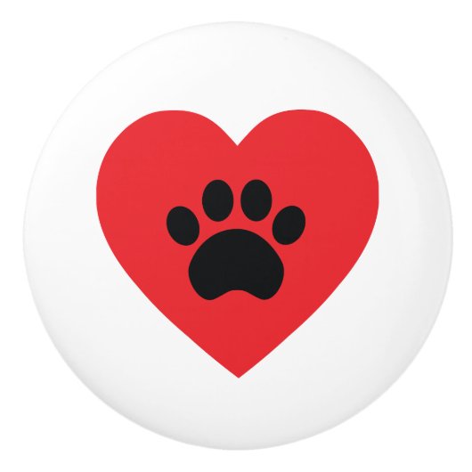 Wapenprintbak keramische lade knop (Voorkant)