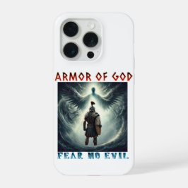 Wapenrusting Gods - Wees niet bevreesd Christelijk iPhone 15 Pro Case
