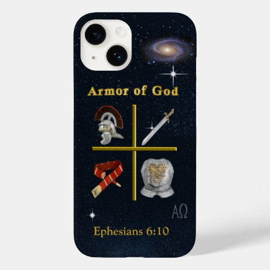 Wapenrusting van God Case-Mate iPhone Case (Achterkant)