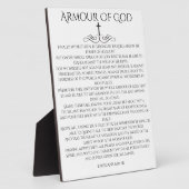 Wapenrusting van God Efeziërs 6 10 Decoratief Fotoplaat (Zijkant)