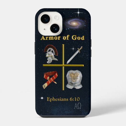 Wapenrusting van God iPhone Hoesje (Achterkant)