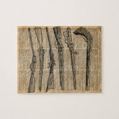  wapens Antiek Pistolen dictionary Art Legpuzzel (Horizontaal)