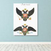 Wapens de staat Imperial Rusland, van een collecti Canvas Afdruk (Insitu (Houten vloer))