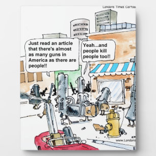 Wapens doden geen grappige cadeaus, T-shirts & Kaa Fotoplaat