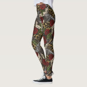 Wapens en Bloemen Leggings (Links)