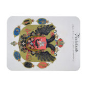 Wapens en schild van de staat Imperial Russia, f Magneet (Horizontaal)