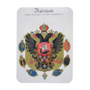 Wapens en schild van de staat Imperial Russia, f Magneet