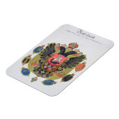 Wapens en schild van de staat Imperial Russia, f Magneet (Linkerzijde)