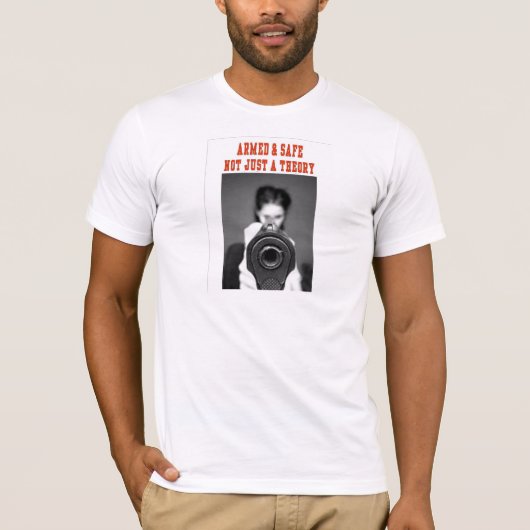 WAPENS EN VEILIGHEID T-SHIRT (Voorkant)