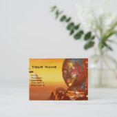 WAPENS IN DE DESERT VAN HYPERION VISITEKAARTJE (Staand voorkant)