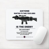 Wapens - tweede amendement muismat (Met muis)