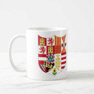 Wapens van Charles V Heilige Roman Emperor Coffee Koffiemok