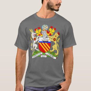 WAPENS VAN DE STAD MANCHESTER T-SHIRT