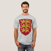 Wapens van Engeland - Koning Richard de Eerste Arm T-shirt (Voorkant volledig)