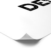 Wapens van grasvernietiging Funny Golf Pun Poster (Hoek)